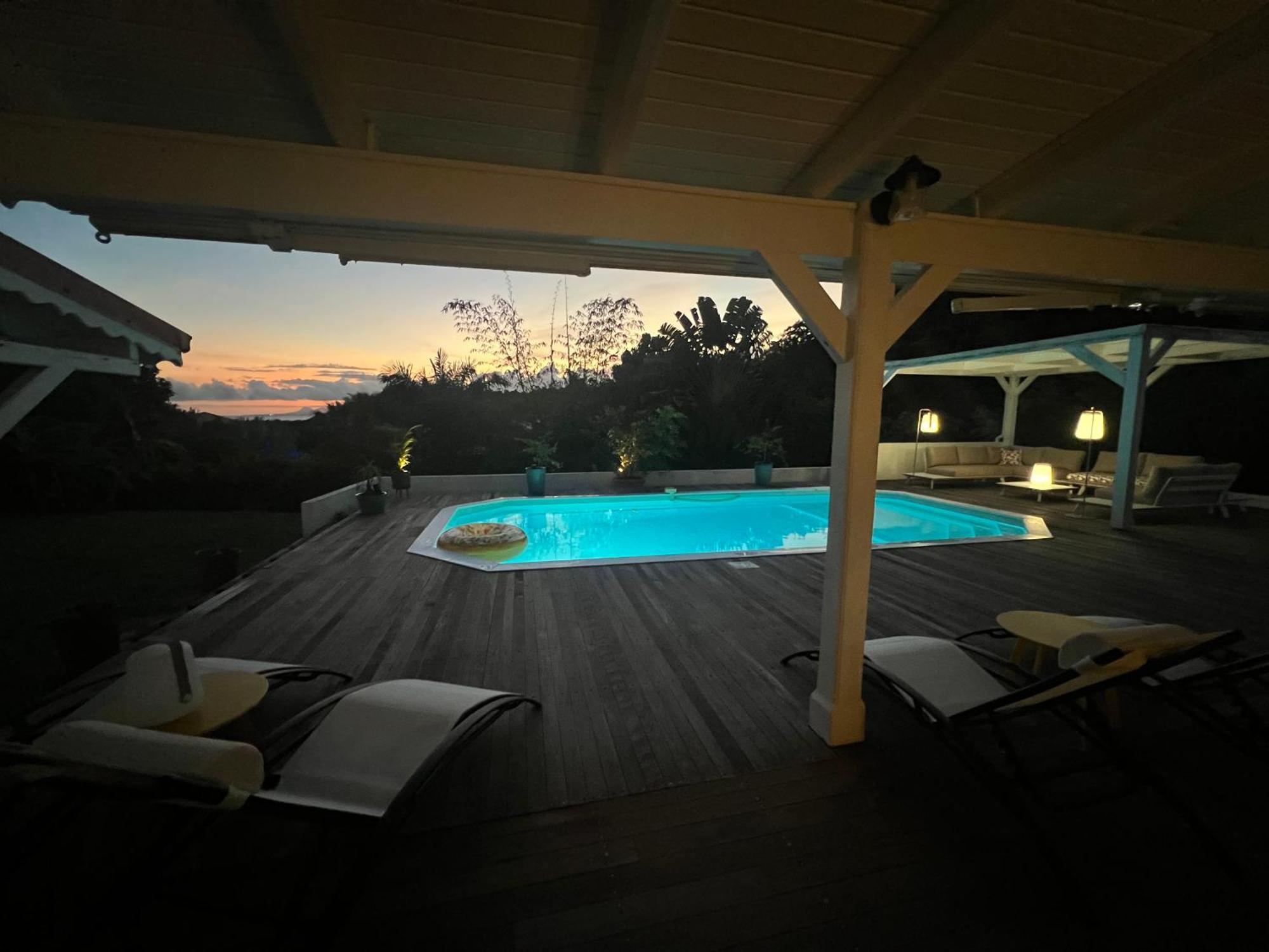 Spacieuse Villa Corossol Avec Piscine Et Jeux Exterieurs Le Gosier  Dış mekan fotoğraf